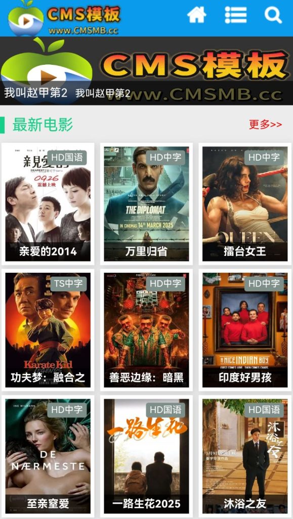 图片[4]-海洋CMS模板-经典黑色简约风格-影视源码-CMS模板2-苹果模板